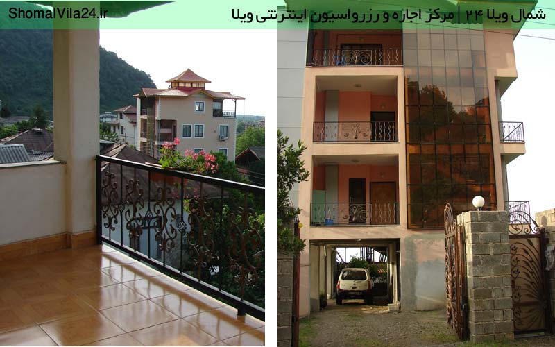 اجاره آپارتمان دو خوابه 100 متری طبقه دوم در فاصله 400 متری از دریا در چابک